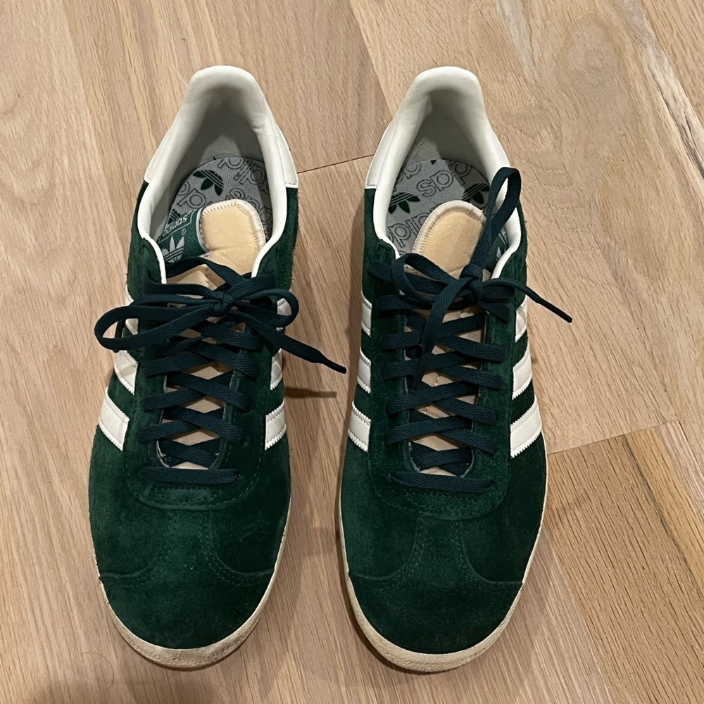 adidas gazelle green shoes